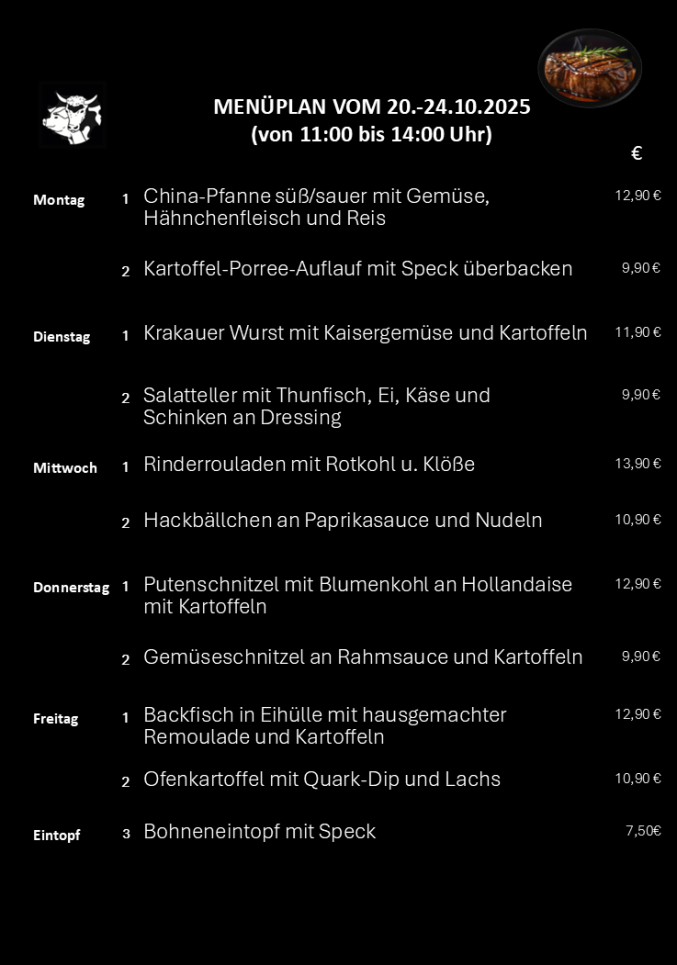 Mittagstisch Troisdorf, Speisekarte, Lieferservice, Essen auf Räder