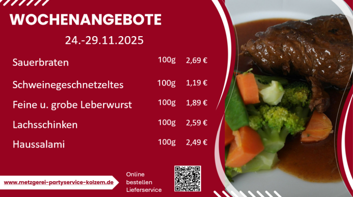 Metzgerei Kolzem Troisdorf, Sankt Augustin, Siegburg, Niederkassel, Oberlar, Partyservice, Catering, Hochzeitsfeier, Grillfest