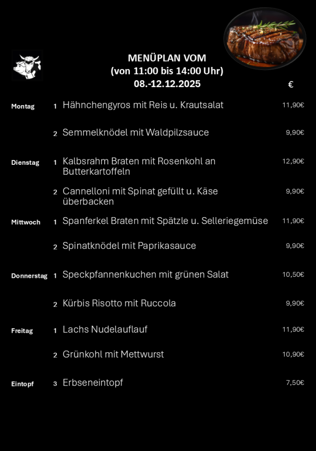 Mittagstisch Troisdorf, Speisekarte, Lieferservice, Essen auf Räder