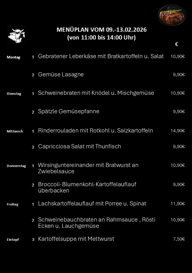 Mittagstisch Troisdorf, Speisekarte, Lieferservice, Essen auf Räder