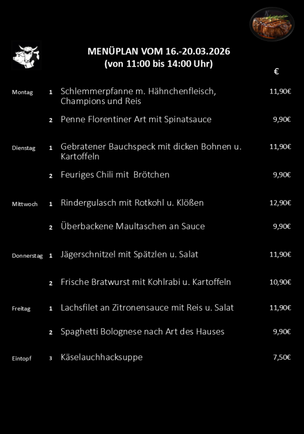 Mittagstisch Troisdorf, Speisekarte, Lieferservice, Essen auf Räder