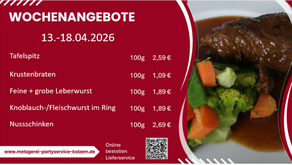 Metzgerei Kolzem Troisdorf, Sankt Augustin, Siegburg, Niederkassel, Oberlar, Partyservice, Catering, Hochzeitsfeier, Grillfest