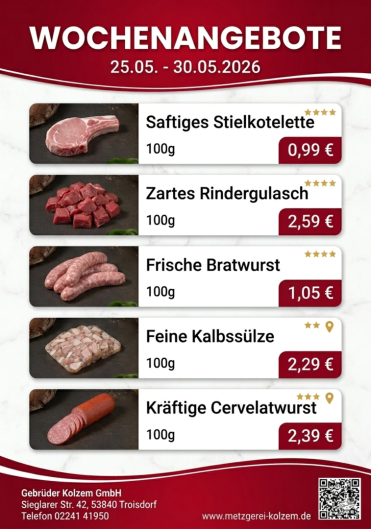 Metzgerei Kolzem Troisdorf, Sankt Augustin, Siegburg, Niederkassel, Oberlar, Partyservice, Catering, Hochzeitsfeier, Grillfest